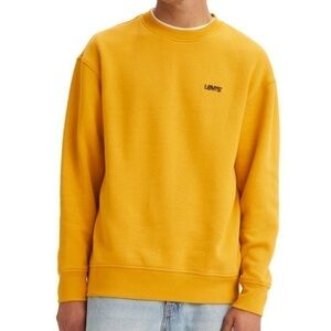 Levi's classic crew relaxed fit super soft fleece logo sweatshirt size XXL